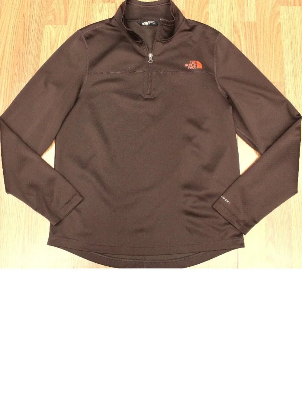 THE NORTH FACE FLASHDRY LIGHTWEIGHT SHIRT/JACKET BROWN & RED Sz SMALL, S